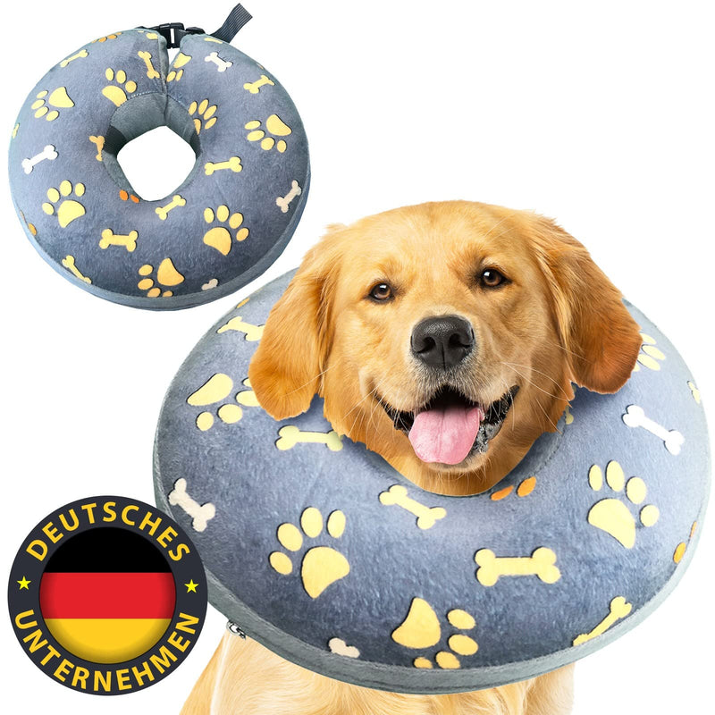 Neck collar for dogs and cats inflatable leak protection neck collar dog collar soft surgical collar M OMH_Dog collar_M - BeesActive Australia