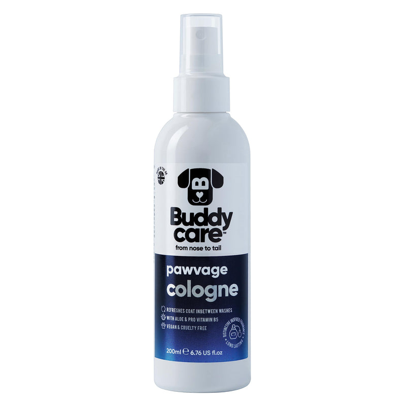Buddycare Dog Cologne - Pawvage - Distinctive and Inspired Scented Dog Perfume - Refreshes Between Dog Washes (200ml, Pack of 1) - BeesActive Australia