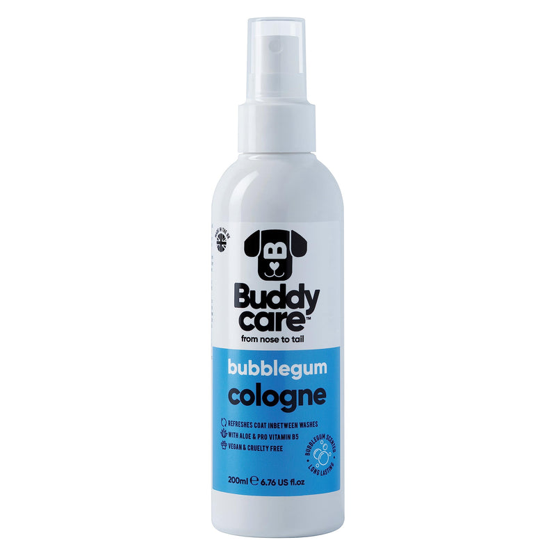 Buddycare Dog Cologne - Bubblegum - sweet and playful scented dog cologne - refreshes between dog washes (200 ml, 1 piece) - BeesActive Australia