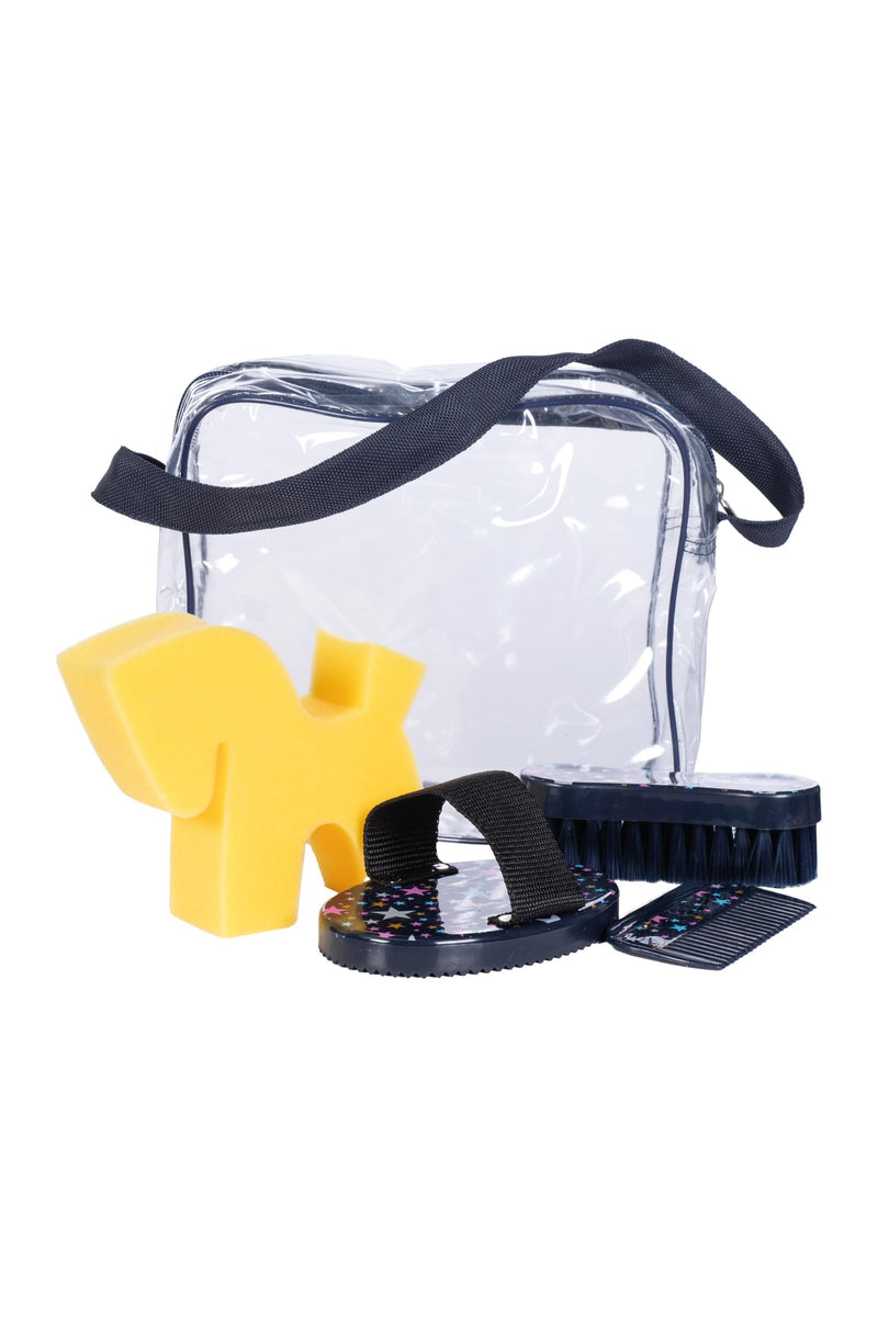 HKM Hobby Horsing grooming set Navy one size - BeesActive Australia
