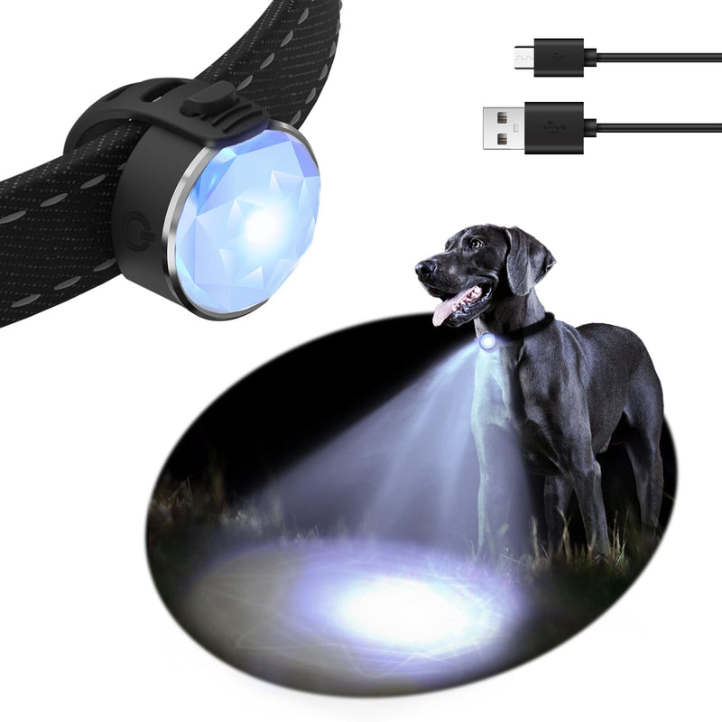 UMIONE PET Light: Waterproof dog light, durable and ideal for night walks (UMIONE-WHITE-01) White - BeesActive Australia