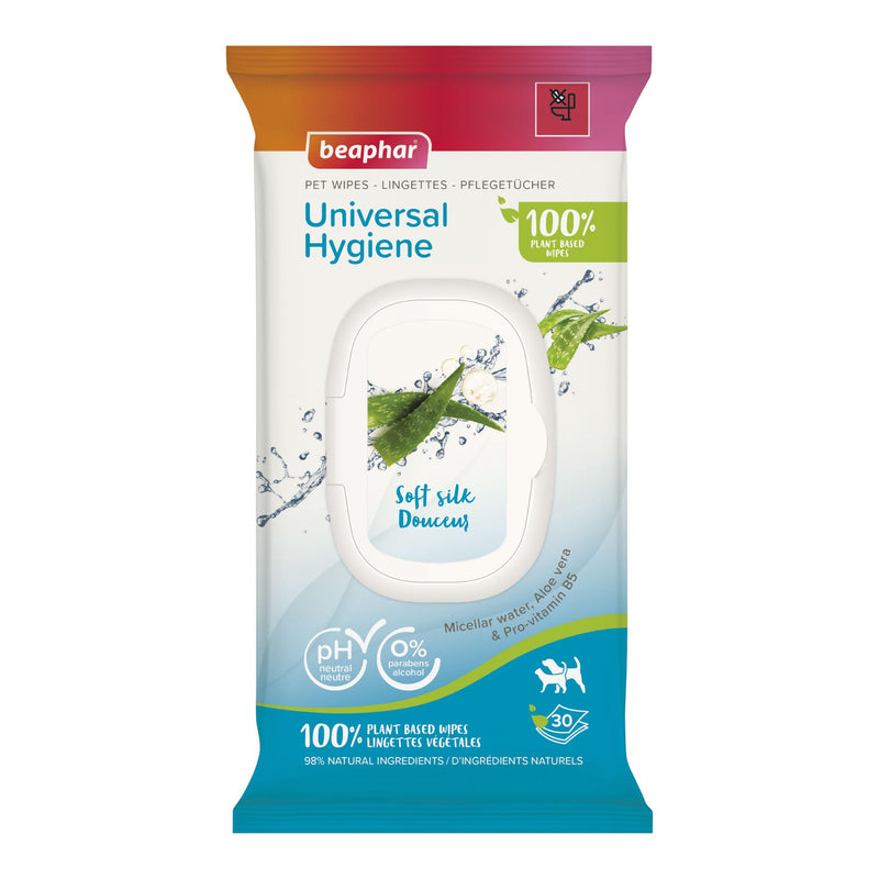 Beaphar universal hygiene care wipes for dogs and cats, 30 pieces - BeesActive Australia