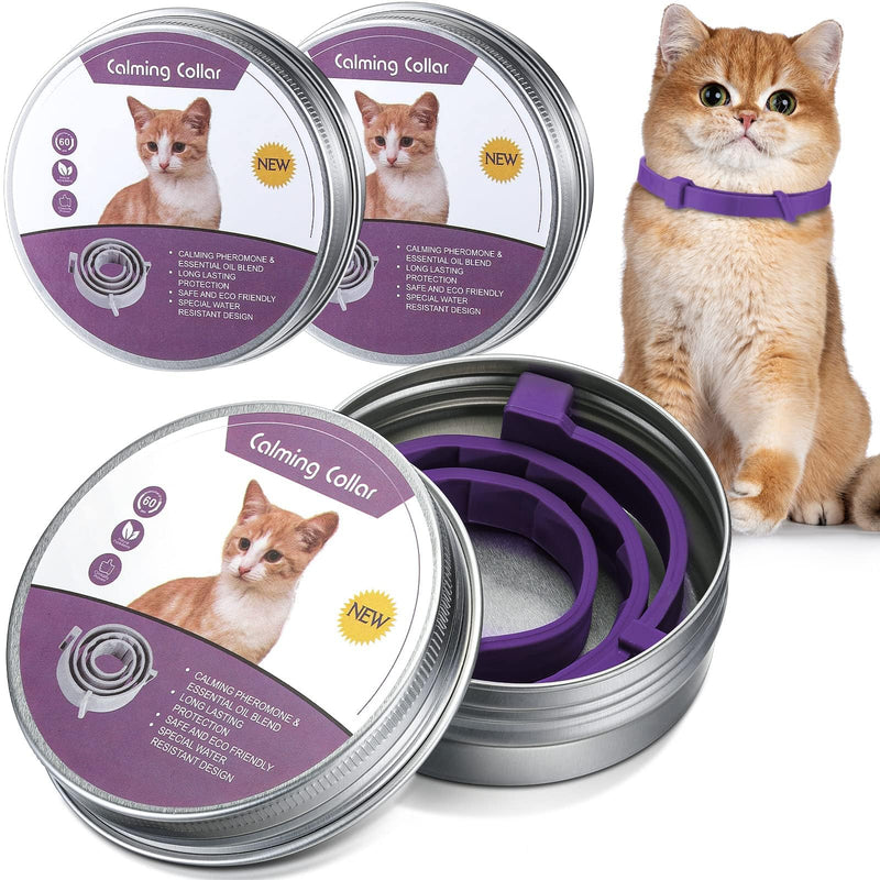 NOLACE Calming Collar for Cats and Dogs, Calming Pheromone Collar, Adjustable Size, Safe Waterproof Calming Agent Relieves Anxiety in Cats and Dogs (2 Pieces) 38cm - BeesActive Australia