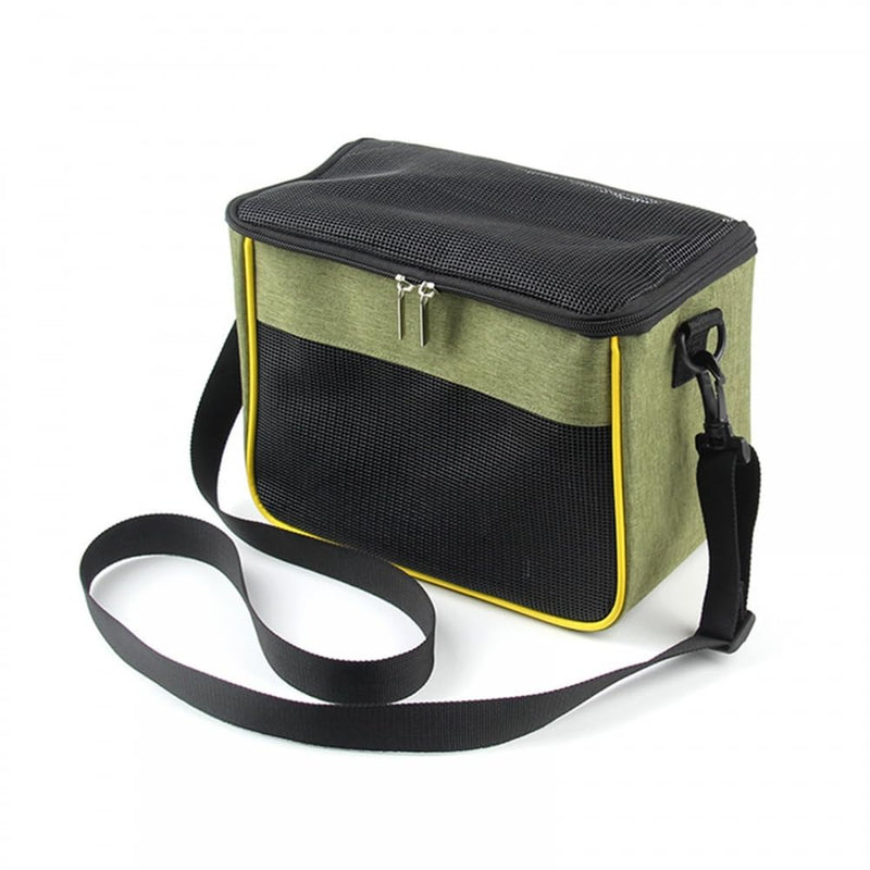 MiOYOOW Hamster Carrying Bag, Breathable Guinea Pig Carrying Bag, Portable Small Animal Travel Cage for Small Animals Hamsters Sugar Gliders Squirrels Gerbils Rabbits Kittens L - BeesActive Australia