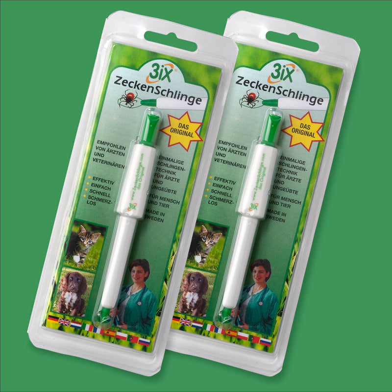 3iX tick snare - pack of 2, reliable method for tick removal | Tick thrower, tick tweezers, tick removal pen, tick tweezers - BeesActive Australia