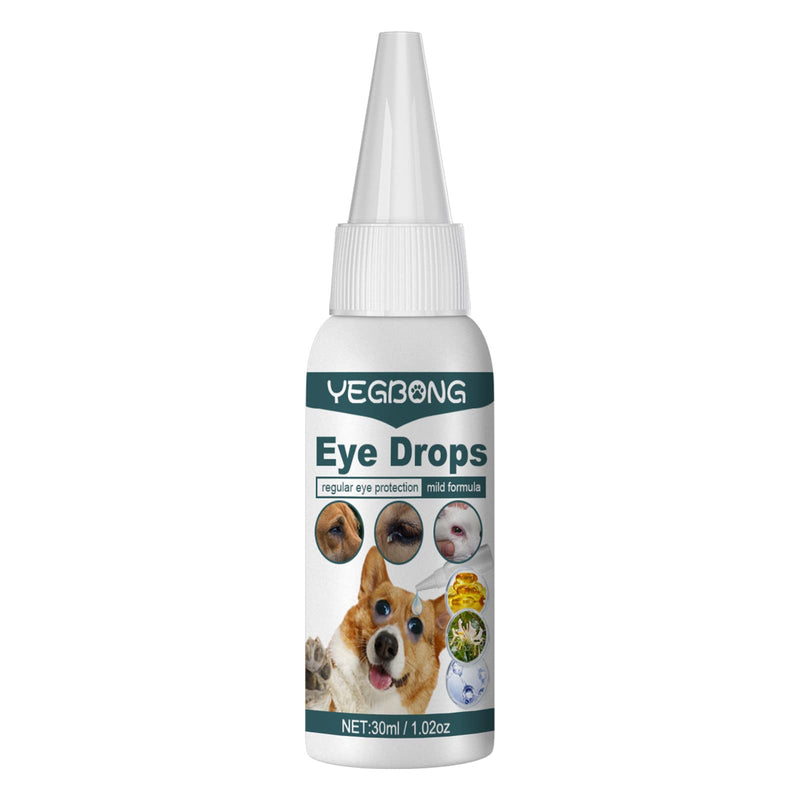 Ellisalano Pet Eye Drops for Cats and Dogs to Remove Tear Stains to Relieve Itchy Eyes Gentle Cleansing Drops (30ML) 30ML - BeesActive Australia