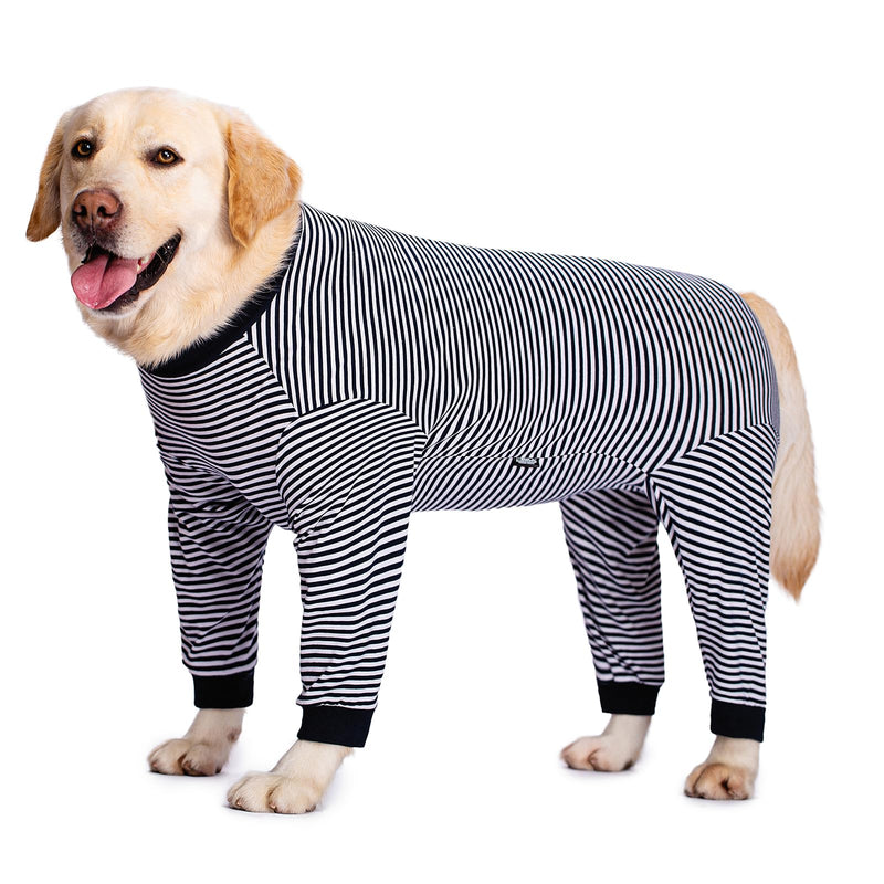 Axcimond dog bodysuit with legs for large and medium-sized dogs surgery body dog castration bitch male dog bodysuit after surgery with zip dog one-piece full body leak protection dog collar alternative 3XL navy blue - BeesActive Australia