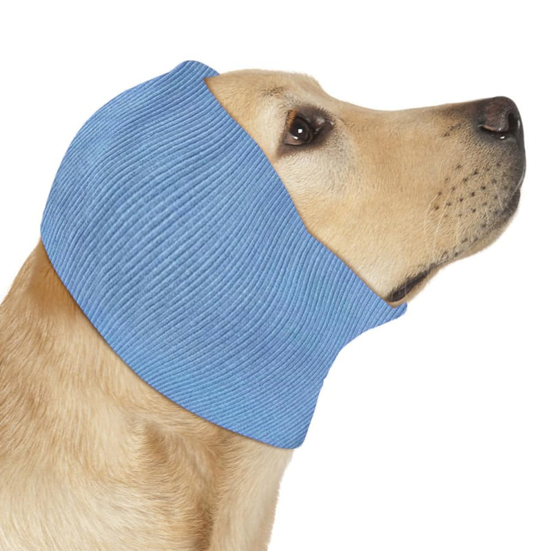 COMFPET Happy Hoodie for Dogs & Cats, Noise & Hearing Protection, Soothing Earmuffs, Ear & Wind Protection, Reduces Fear of Fireworks, Ideal for After Surgery, M (Blue) Blue M - BeesActive Australia
