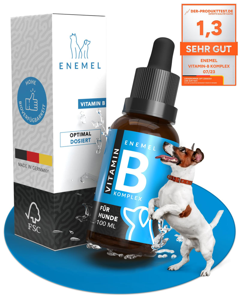 ENEMEL® Vitamin B Complex for Dogs [100ml] | Innovation through drops | Vitamin B Dog | all B vitamins included | Made in Germany 100ml - BeesActive Australia