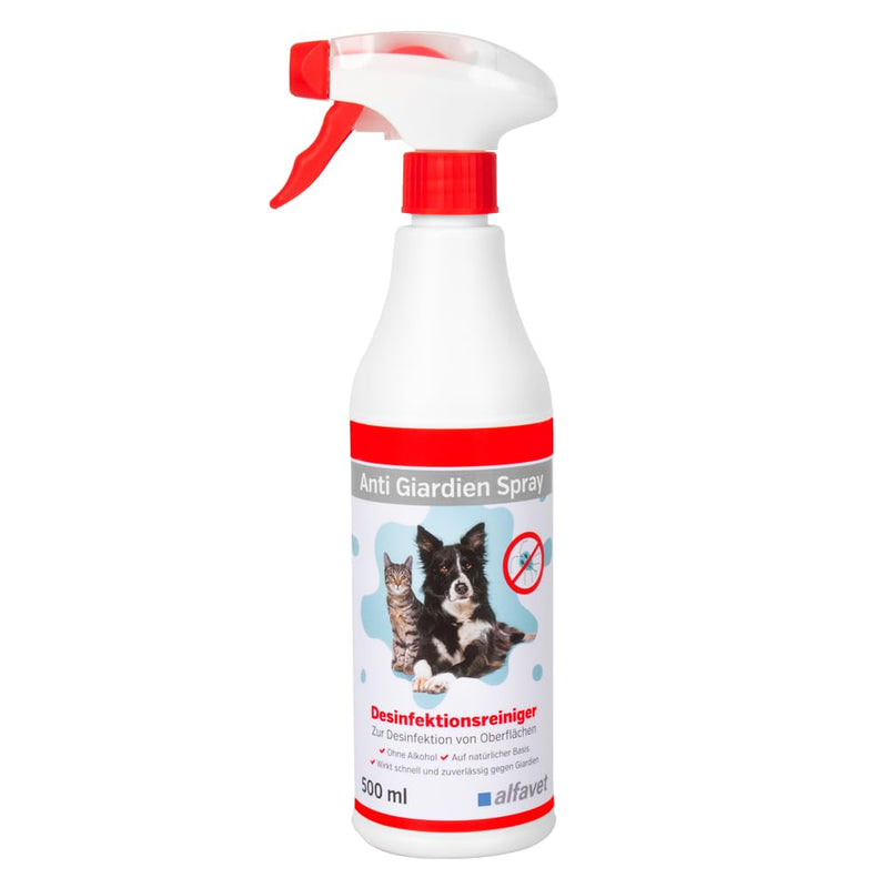 Alfavet Anti Giardia Spray for environmental treatment of Giardia and Coccidia, 500ml - BeesActive Australia