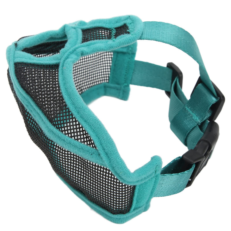 Muzzle for French Bulldogs, Muzzle for Bulldogs, Muzzle with Short Snout, Mesh, Adjustable, Breathable, Anti-Biting, Muzzle for Bulldogs with Short Snout (M) - BeesActive Australia