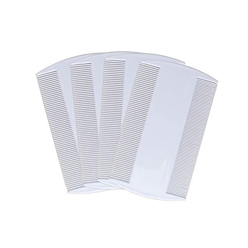 Fine-toothed head lice comb, 4 pieces flea comb for cats and dogs, durable double-sided nit combs, lice comb, nit comb, plastic for children, adults, pets - BeesActive Australia