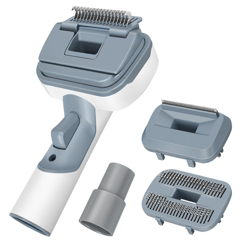 MOPEI 3-in-1 dog hair vacuum cleaner brush for removing loose hair, undercoat and tangles, 32mm & 35mm vacuum hose fitting 3 in 1 - BeesActive Australia