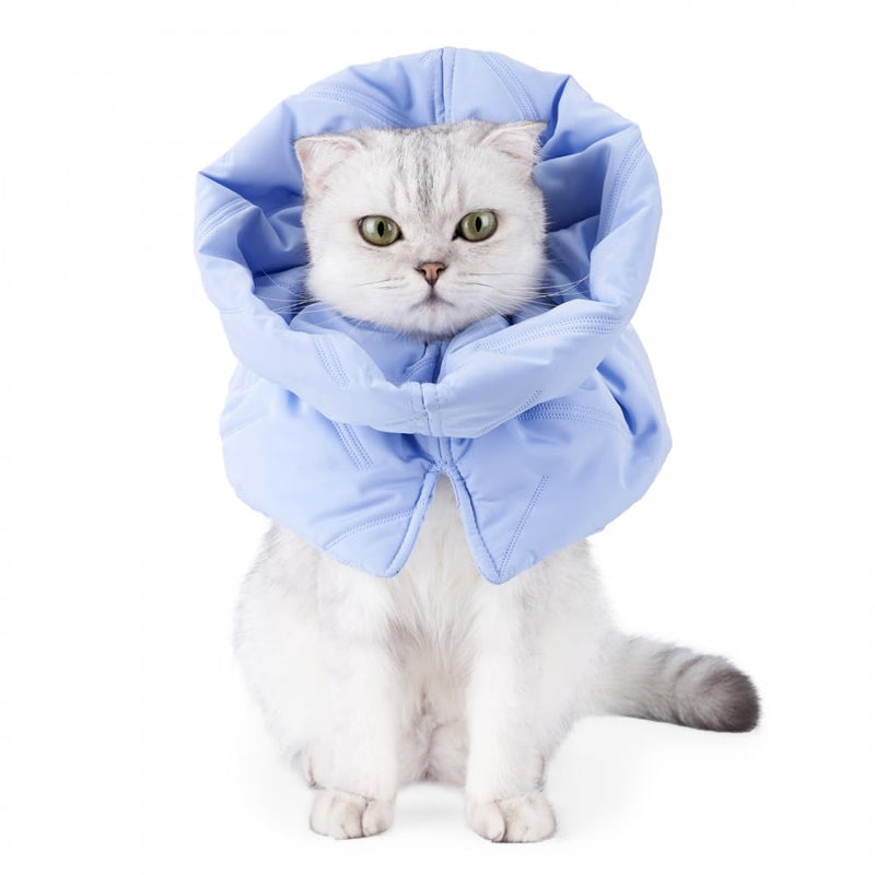 MiOYOOW Cat Recovery Collar, Cat Protective Collar, Adjustable Pet Cone Collar, Waterproof Fasteners, Collars, Post-Operative Protective Collar, Leak Protection for Large Cats S - BeesActive Australia