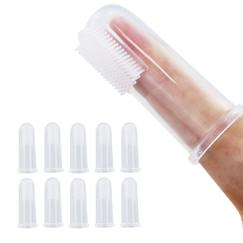 12pcs Soft Silicone Pet Toothbrushes, Dog Toothbrush, Cat Toothbrush, Pet Cleaner - BeesActive Australia