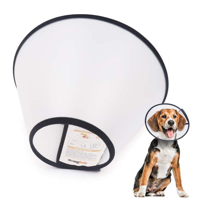 Comfpet protective dog collar, anti-bark collar and cone for dogs after surgery, adjustable biting, neck collar for dogs and cats, 40 cm, M - BeesActive Australia