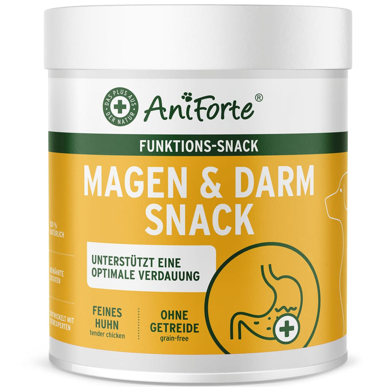 AniForte Stomach & Intestinal Snack for Dogs 300g - Digestive snacks with probiotics, medicinal moor, promotes intestinal regulation and digestion, improves the quality of the stool, grain-free, without sugar - BeesActive Australia