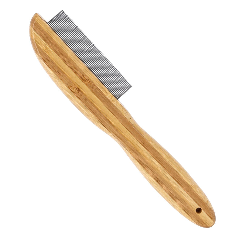 Wooden handle dandruff comb, extra fine tooth comb with metal pick, multifunctional flea comb, lice comb, care comb for children, adults, dogs, cats - BeesActive Australia