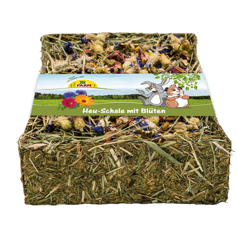 JR Farm hay bowl with flowers 100 g 1 piece (pack of 1) - BeesActive Australia