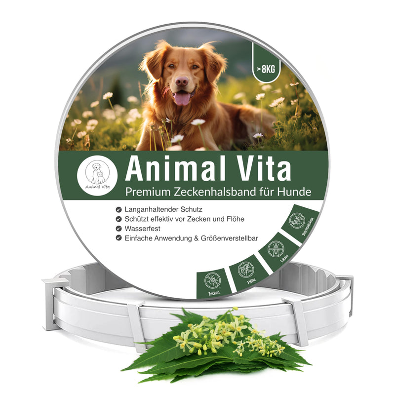 Animal Vita® Premium tick collar for dogs - reliable protection against ticks [waterproof and size-adjustable] up to 8 months of tick protection for dogs - BeesActive Australia