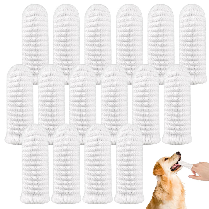 Pack of 16 dog toothbrushes, finger toothbrush dogs, dog toothbrush fingerling reusable, pet finger toothbrush for dogs cats dental care, teeth cleaning anti-plaque pet toothbrush - BeesActive Australia