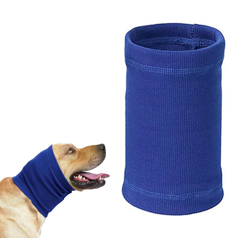 LZKHEH Low Noise: Soothing Ear Muffs for Dogs - Noise Protection, Grooming, Bathing - Ear Flaps, Hoodie - Size M in Blue. - BeesActive Australia