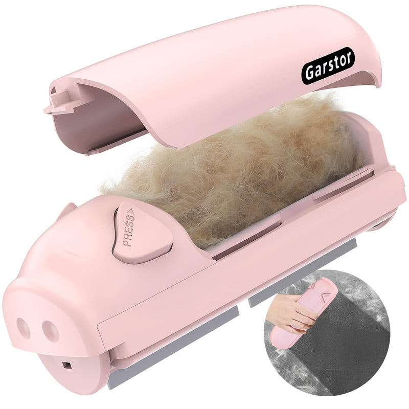 Garstor Cat Hair Remover, Dog Hair Remover, Pet Hair Remover Lint Roller, Pet Hair Lint Brush for Sofa Bed Carpet Scratching Post Pink - BeesActive Australia