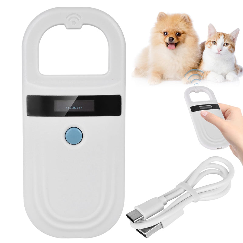 Pet ID reader, white animal chip reader, microchip reader for dogs/cats, pet microchip scanning dog microchip scanner, pet ID pet scanner pet chip reader for animal tracking - BeesActive Australia