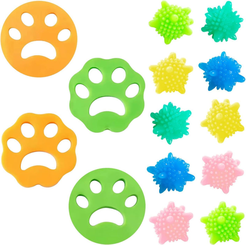 14 Pcs Clothes Epilator for Washing Machine Anti-Hair Washing Machine Pet Epilator for Cleaning Pet Hair - BeesActive Australia