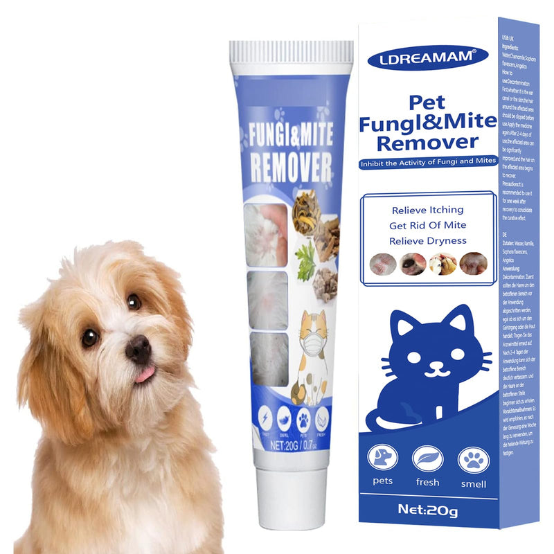 Dog Anti Mite Cream, Pet Mite Repellent Cream, dog mite remover, pet mite repellent cream, anti-itch treatment for pets, dog mite remover, mild, safe solution for the 20g - BeesActive Australia