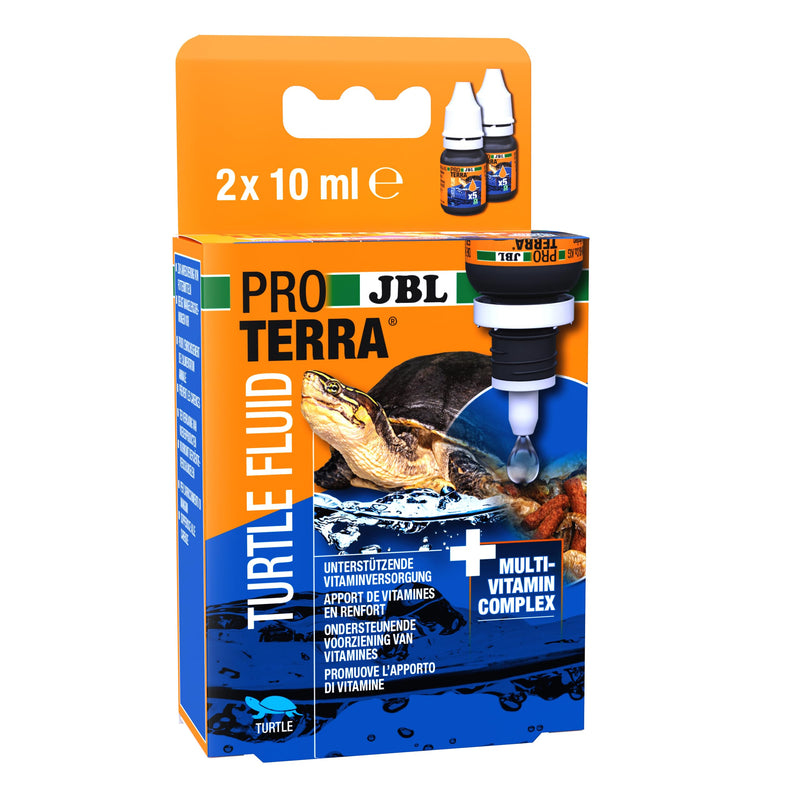 JBL Proterra Turtle Fluid 2x10 ml Liquid multivitamins for all marsh and water turtles - BeesActive Australia