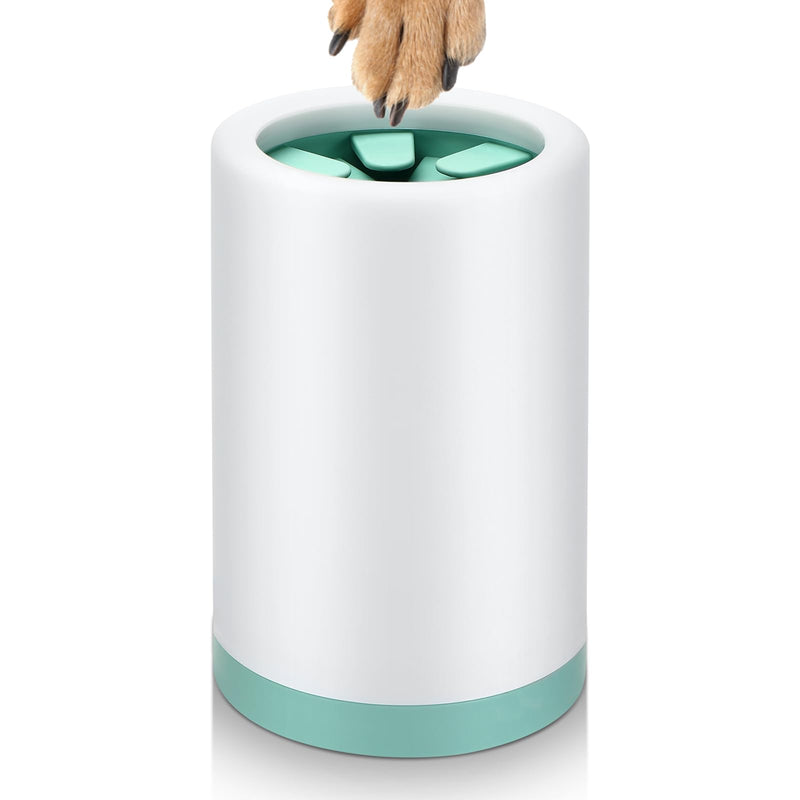 Paw Cleaner for Dogs, Removable Dog Paw Cleaner, Portable Dog Paw Cleaner, Portable Dog Paw Care with Soft Silicone Bristles Works for All Dog Sizes (Green) Green - BeesActive Australia