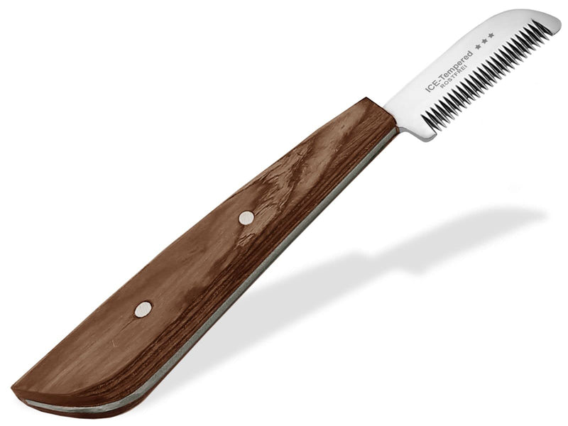 Trimming knife for dogs and cats with super fine teeth. Ideal for beginners in grooming. Small fine short version fur knife dog scissors knife comb - BeesActive Australia