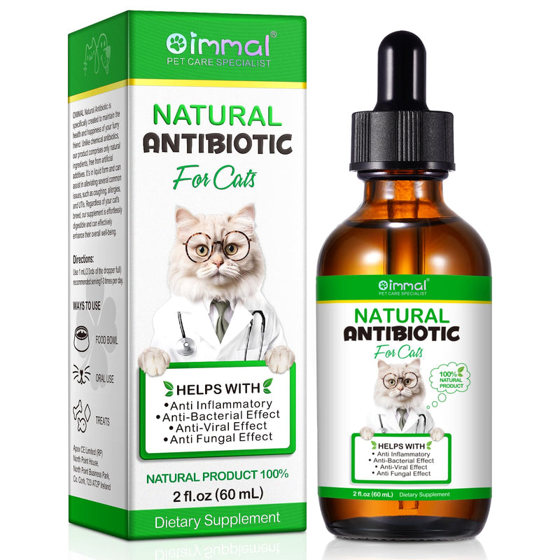Natural antibiotics for cats, 60 ml cat antibiotics cat multivitamin is antibacterial, supports the immune system and cat allergy relief, health supplies cats antibiotics - BeesActive Australia