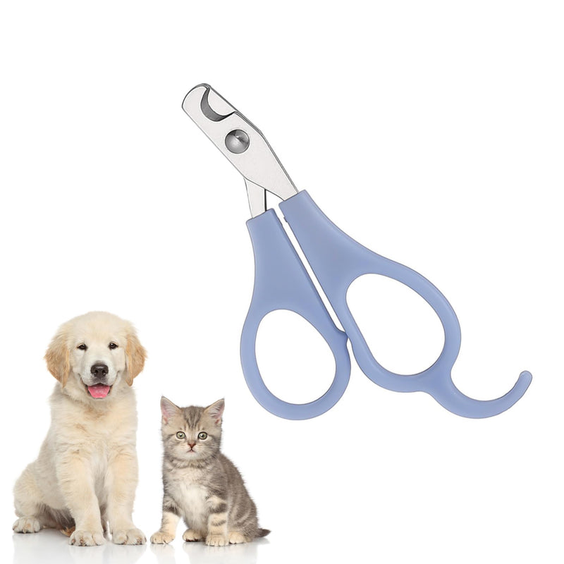 IKadiya Cat Nail Clippers, Cat Scissors, Claw Scissors with Non-Slip Handles, for Kittens, Puppies and Rabbits, Professional Cat Nail Scissors Claw Scissors (Blue) - BeesActive Australia