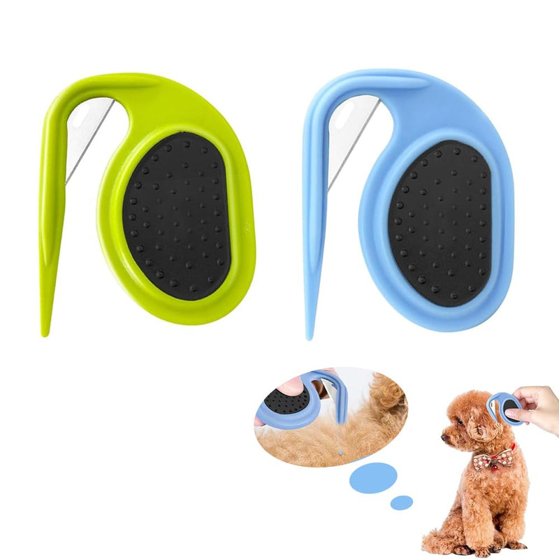 Knot comb for pets, 2 pieces massage comb for cats, cat grooming comb, combs, pet supplies, portable detangling comb for cats for medium long hair, pet knots - BeesActive Australia