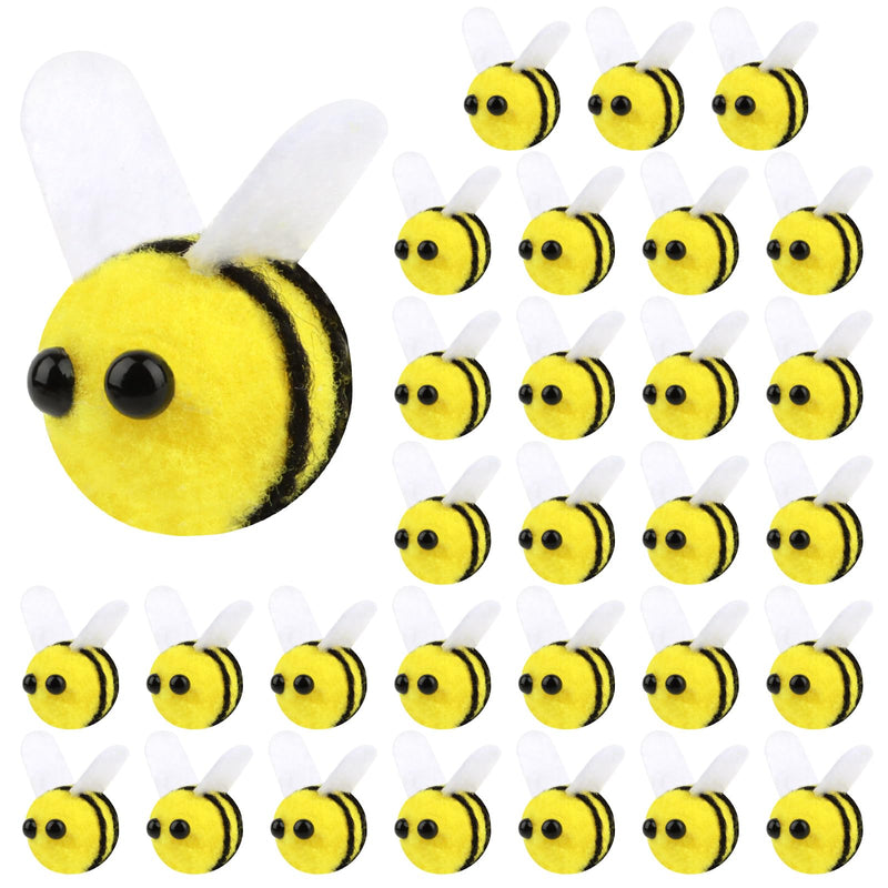 Cute little honey bee, small bee hair ball - BeesActive Australia
