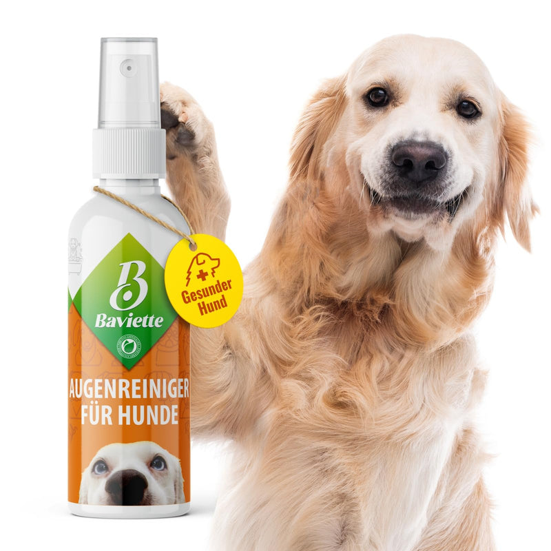 Baviette Dog Care Set (300x) Probiotic Tear Stain Remover and Eye Cleaner for Dogs, Ideal for Daily Eye Care, Gentle Cleansing with Eye Pads (Eye Care 100ml) Eye Care 100ml - BeesActive Australia