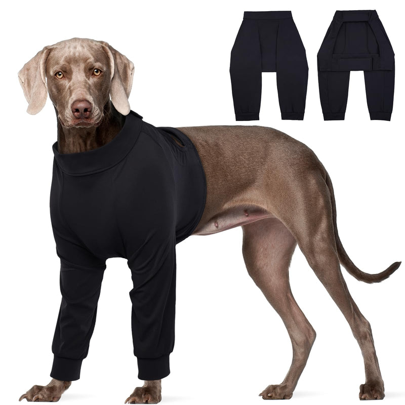 Kuoser Hundebody Nach Op, Hundebody Nach Kastration Rüde,Hundebody Nach Op Hündin,Atmungsaktiv Body für Hunde Nach Op,Anti-Wundlecken Op Body Hund,Liegeschwielen Hund,Ellenbogenbandage Hund Dunkel XXL XXL（Chest Girth：76-94cm） - BeesActive Australia