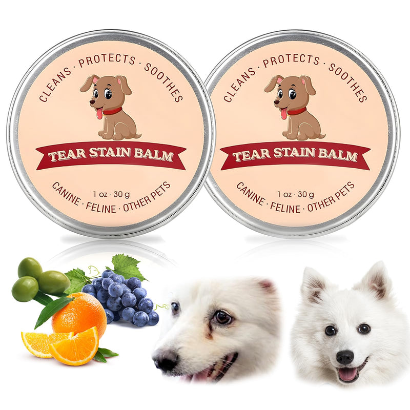 CMYUA Tear Stain Remover Dog, 2 Pack Eye Care for Pets Remove Tear Stains Cat Gently Cleans and Restores Bright Eyes Tear Stone Remover for Dogs - BeesActive Australia