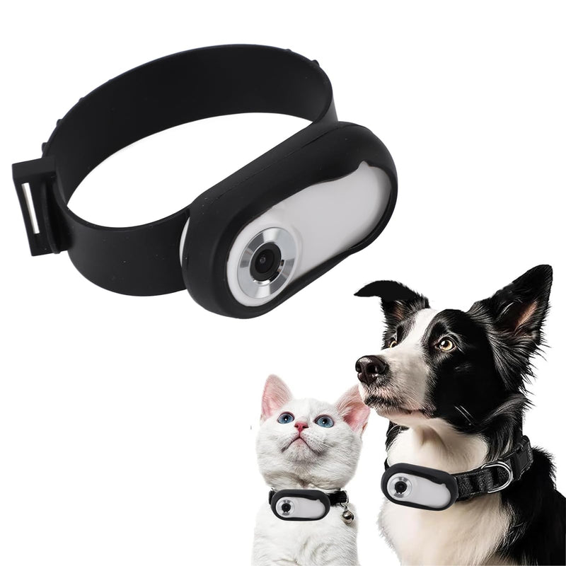 Annadue pet collar camera with phone app, adjustable pet sports camera with 170° wide angle, rechargeable via USB, HD 1080P body camera for cats and dogs - BeesActive Australia
