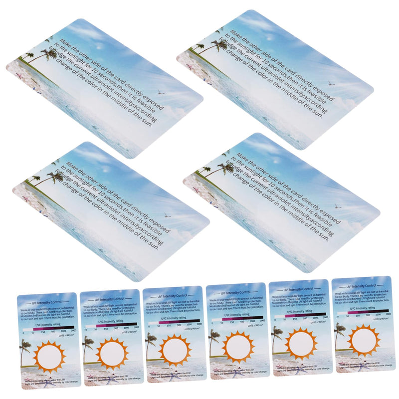 COLLBATH 10 pieces UV test cards for reptiles UV identification cards for checking UV intensity UVC test tools for terrariums Reusable and precise measurement - BeesActive Australia