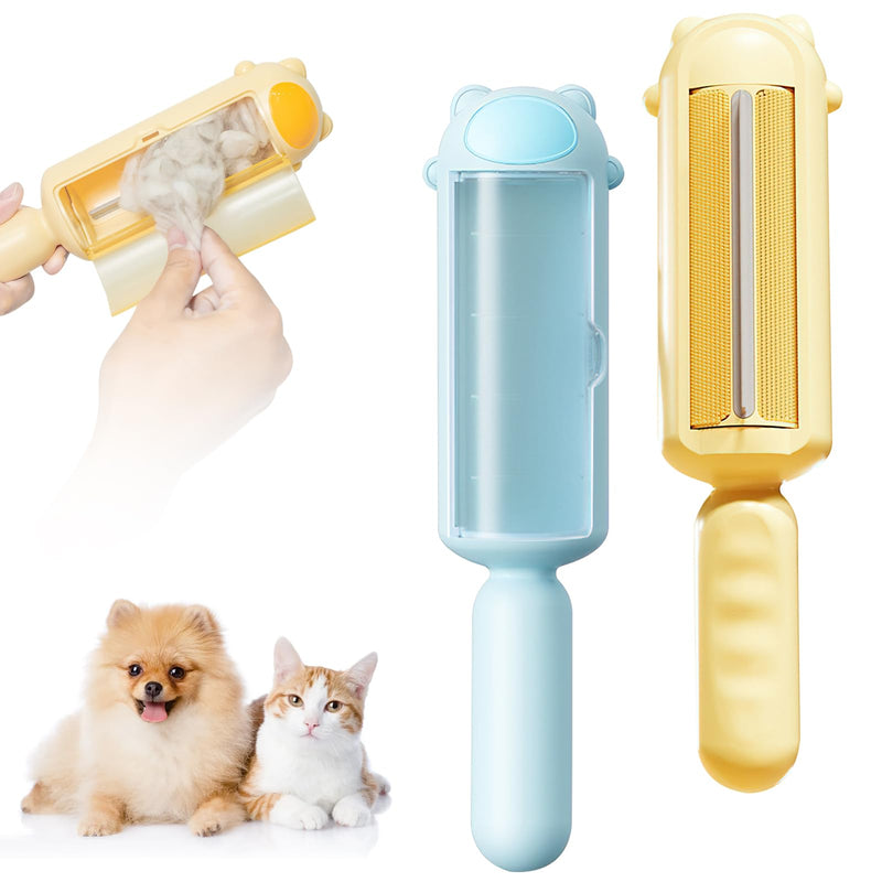 Pack of 2 lint roller, animal hair remover, lint roller, animal hair, dog hair removal, lint roller, lint roller, reusable lint roller, clothing, for lint brush on clothing, sofa - BeesActive Australia
