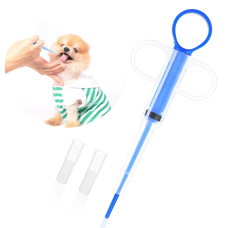 Tablet Feeder, Tablet Dispenser Cat Medication Feeder Syringe, Easy Administration for Cats and Small Dogs, Protects Teeth and Gums, Bleu - BeesActive Australia