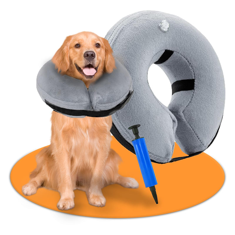 Swavitie Inflatable Neck Brace for Dogs Adjustable Comfortable Dog Collar Leak Protection Inflatable Dog Protective Collar Dog Protective Protective Collar Dog for Dogs Recovery after Operations or Wounds - BeesActive Australia