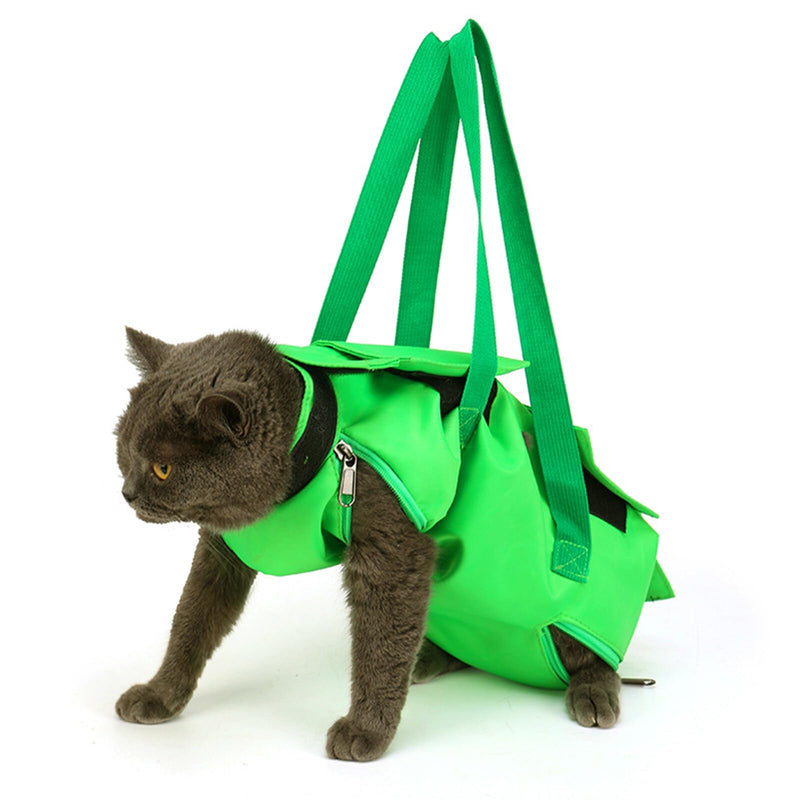 Pet Grooming Bag Cat Foldable Restraint Bag Anti-Scratching Purse Carrier for Small Medium Dogs Cats Puppies Bathing Nail Trimming Medical Examination Claw Care L 1 x W 1 x H 1cm - BeesActive Australia