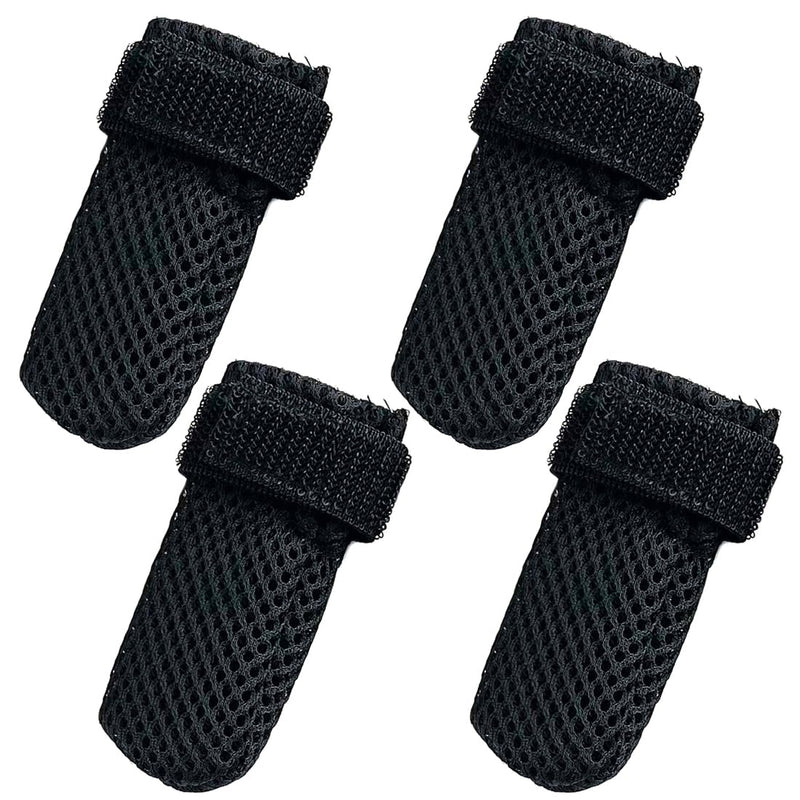 EOYVAIL Cat Claw Care, Paw Protector for Dogs and Cats, Cat Scratching Gloves, Paw Protector for Dog Boots, Adjustable (Pack of 4, Black, M) - BeesActive Australia
