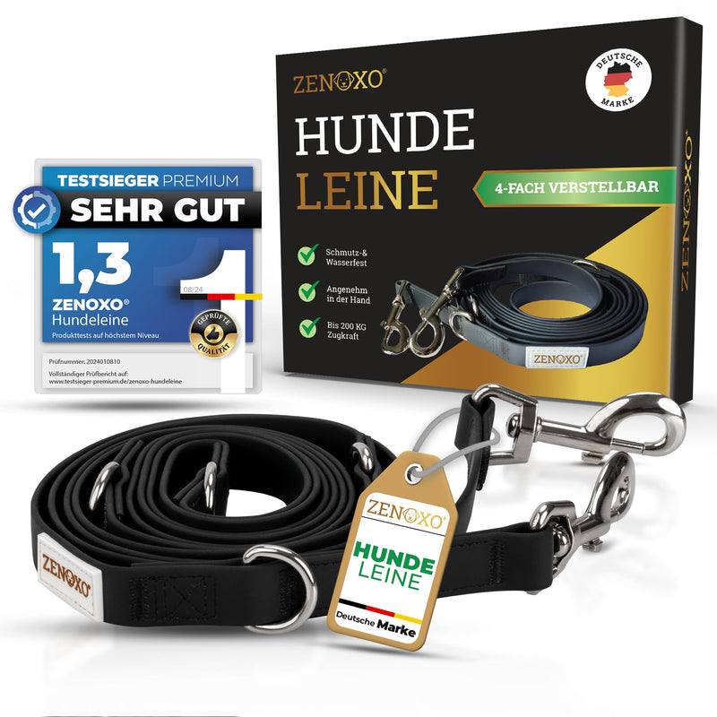 ZENOXO® [3m] dog leash | Dirt & waterproof - Ideal for medium & large dogs - 4-way adjustable running leash & shoulder leash - BeesActive Australia