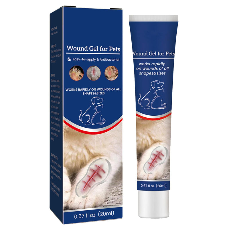 KOAHDE Wound Care Gel for Cats Dogs, Liquid Dressing for Pet Wound Care Gel, Wound Care Gel for Pets, Protective Wound Healing Gel for Pets, Wound Healing Fluid Gel, 20ML, 1PC - BeesActive Australia