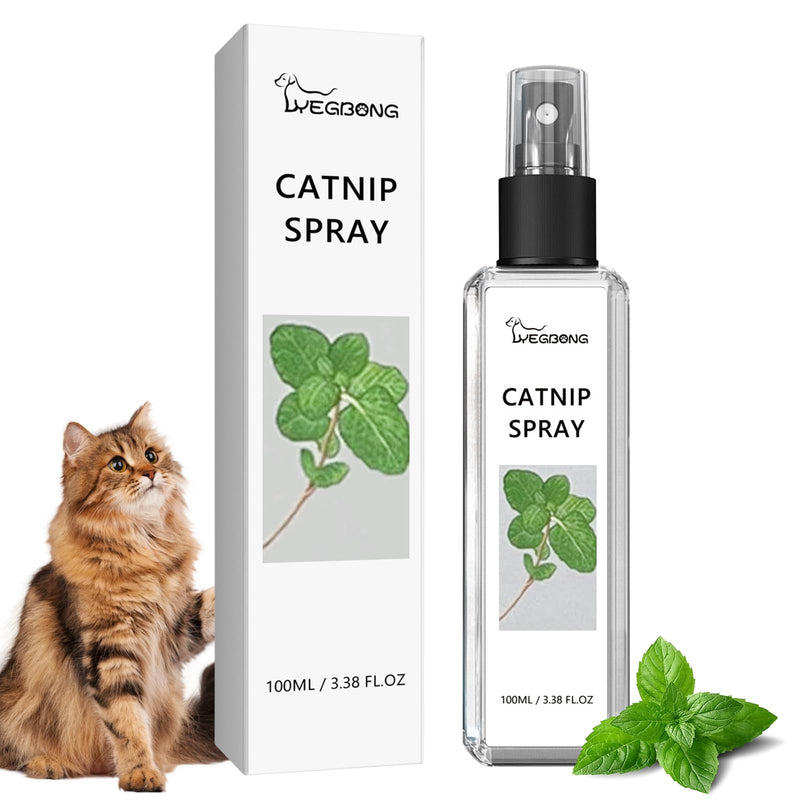 Xionghonglong catnip spray for cats, 100% natural without additives, catnip spray, cat joy spray, for cats and kittens, 100 ml (3.38 oz) white lv - BeesActive Australia